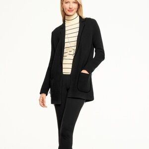 Talbots Notch Collar Sweater Blazer